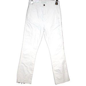 Joe's Jeans Womens Size 24 White Denim Jean Frayed Cuffs  NEW NWT